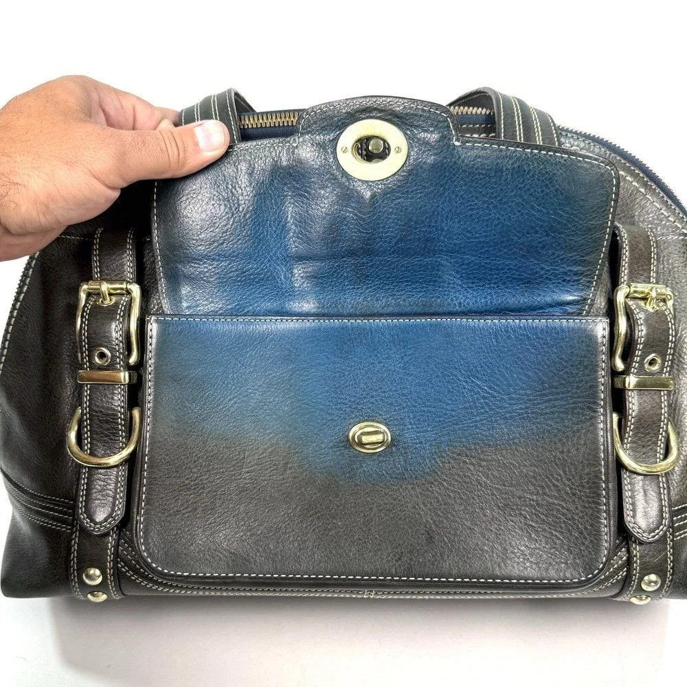 Coach Bag - Hamptons Vintage Miranda Leather Satchel Purse  - No 11085 2007 Y2K